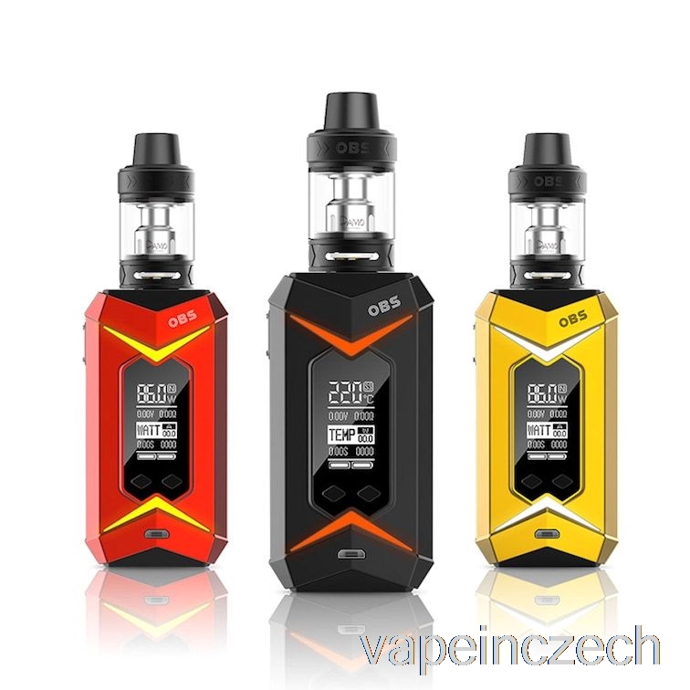 Obs Bat 218w & Damo Startovací Sada černé Mod / černé Tankové Vape Pero